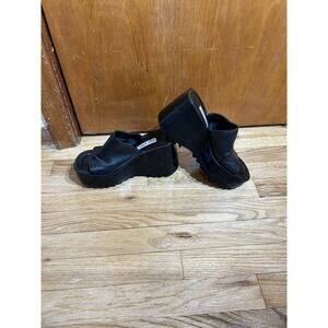Steve Madden Size 8 Womens Pepe 90s Chunky Platform 3.5@ Heel Sandals